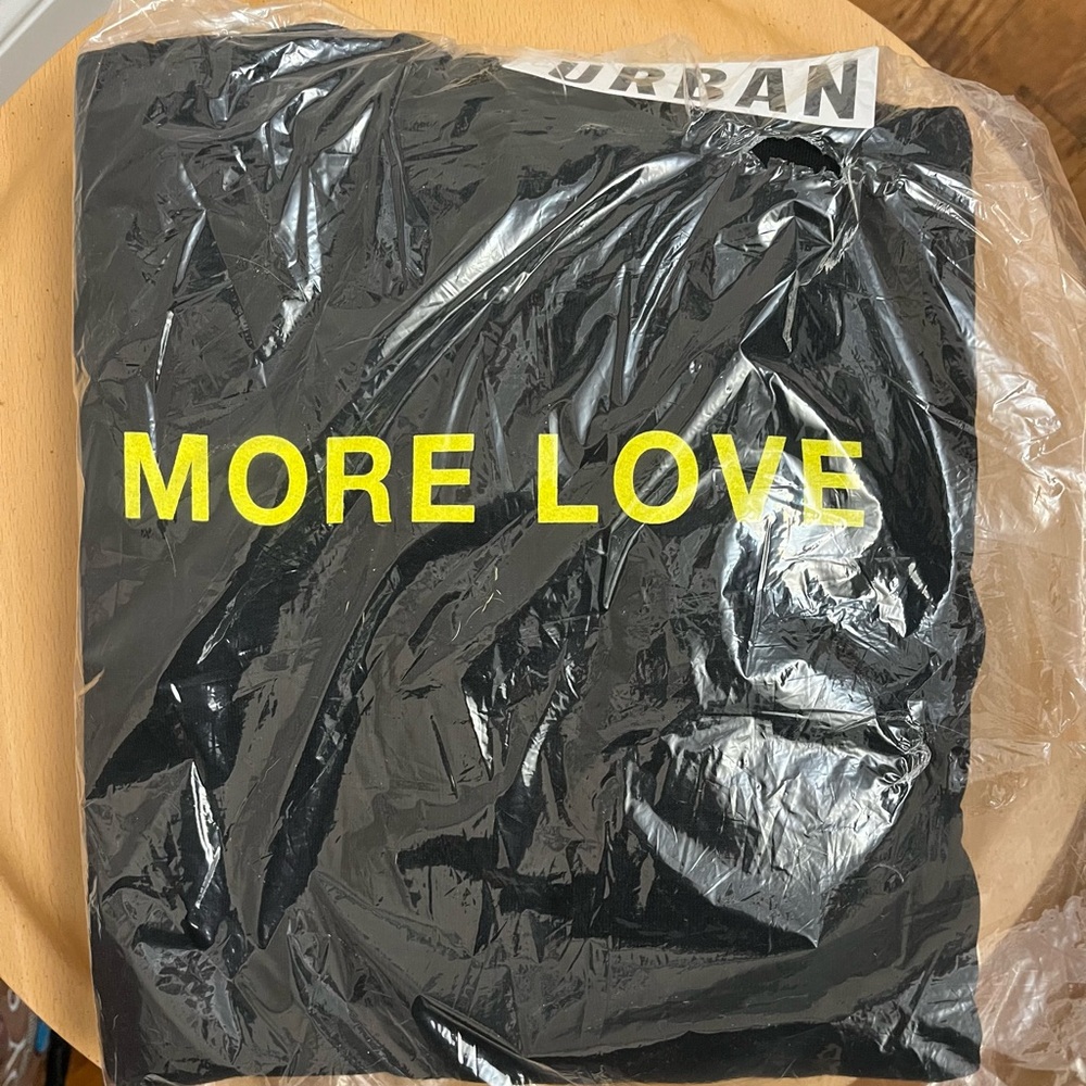 Urban Outfitters Black 'More Love' T-Shirt